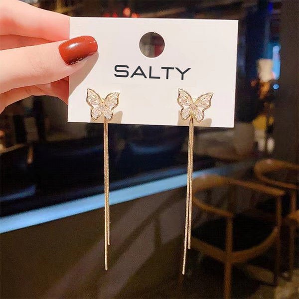 Salty Swallowtail Tassel Earrings - Tassel Earring