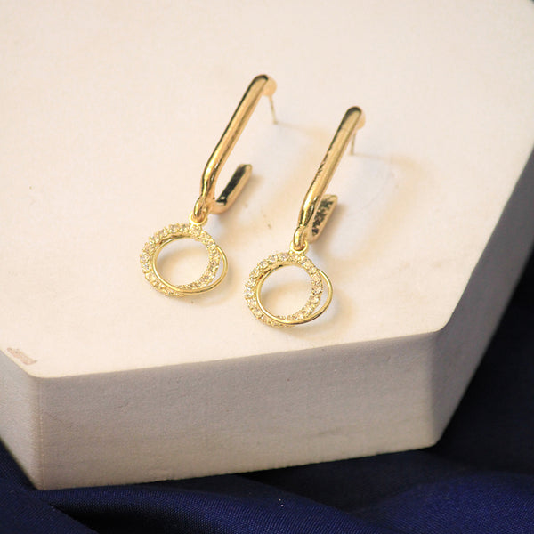 Salty Casual Trend Gold Earrings - Drop Earrings