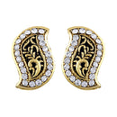 Asmitta Gold Plated Stud Earrings