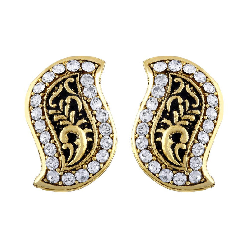 Asmitta Gold Plated Stud Earrings