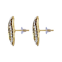 Asmitta Gold Plated Stud Earrings