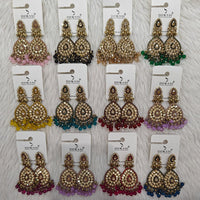 Dhwani Elegant Austrian Stone Pearl And Beads Dangler Earrings