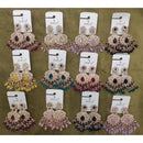 Dhwani Grace Crystal Stone Beads And Pearl Occasion Earrings