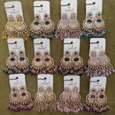 Dhwani Grace Crystal Stone Beads And Pearl Occasion Earrings