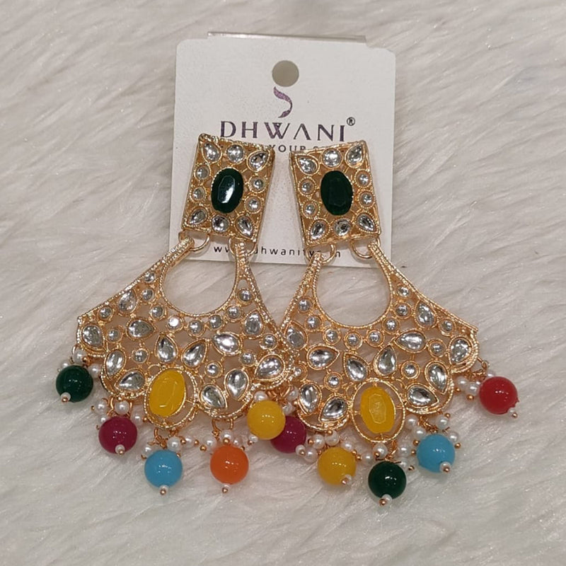 Dhwani Rose Gold Plated Dangler Earrings