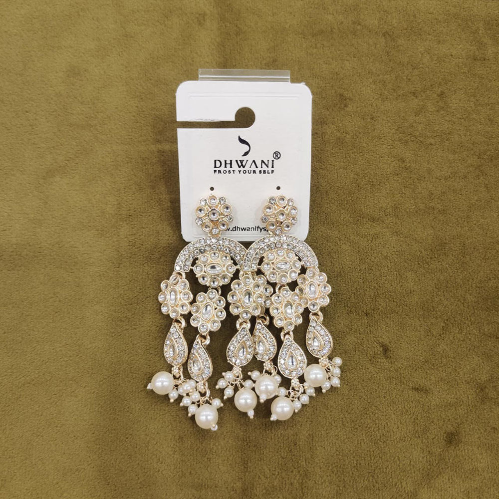 Dhwani Royal Kundan And Austrian Statement Pack of 12 Dangler Earrings
