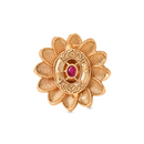 Etnico Gold Plated Traditional Design Comfort Fit Adjustable Finger Ring For Women (Style 3)