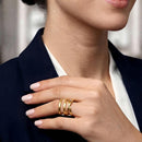 Js Fashion  Modern Anti Tarnish Statement Finger Ring
