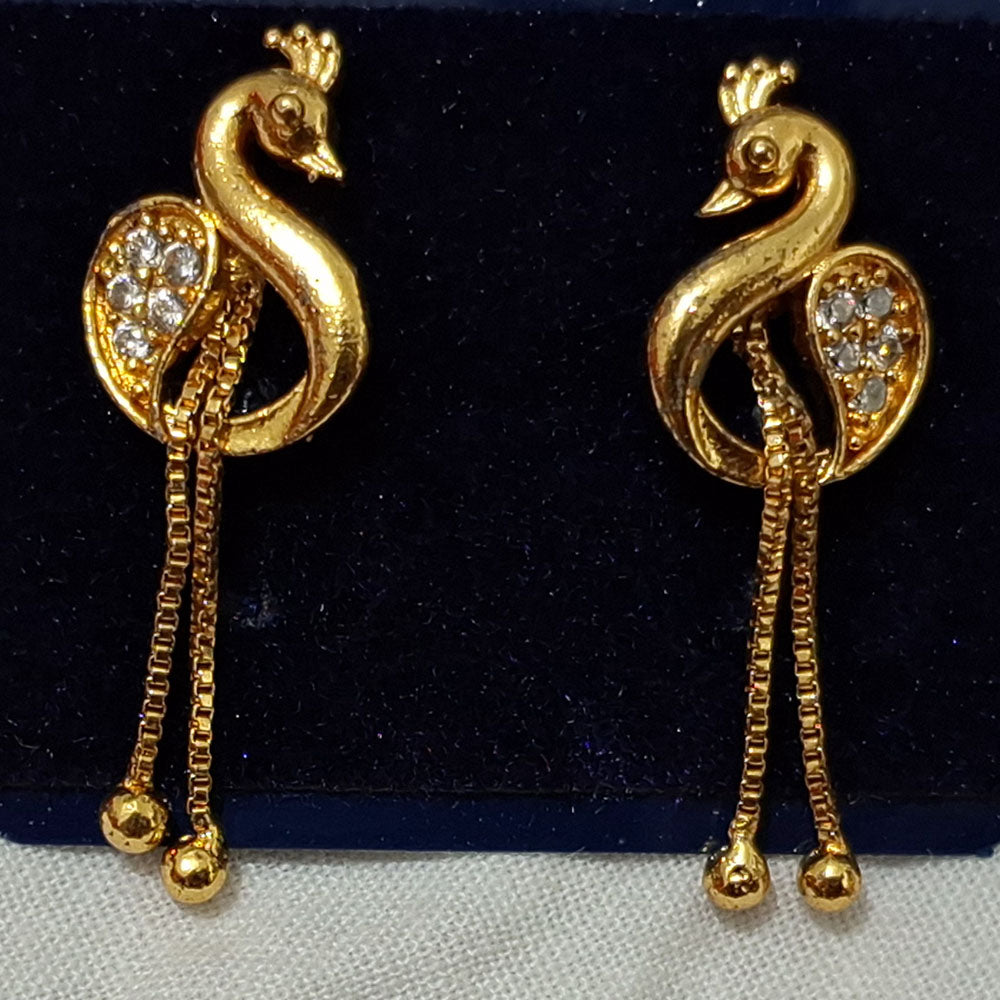 Martina Jewels Gold Plated Austrian Stone Dangler Earrings