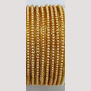 Chitra Bangles Glass Pearl Bangle Set (12 Piece In One Box)