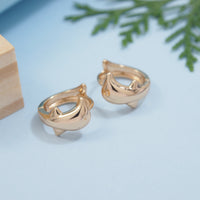 Tarohi Jewels Stainless Steel Dolphin Hoops Earring