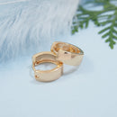 Tarohi Jewels Stainless Steel Plain Hoops Earring