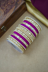 House Of jewelery Artificial Stone Studded Bangles