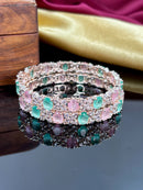 House Of jewelery Artificial Stone Studded Bangles