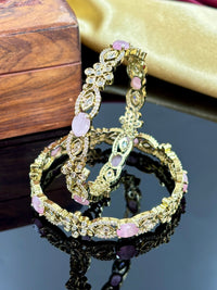 House Of jewelery Artificial Stone Studded Bangles