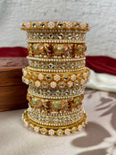 House Of jewelery Artificial Stone Studded Bangles