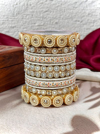 House Of jewelery Artificial Stone Studded Bangles
