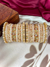 House Of jewelery Artificial Stone Studded Bangles