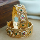 House of Jewellery Royal Pota Stone Openable Bangles Set