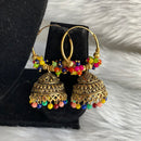 Mahavir Gold Plated Jhumki Earrings