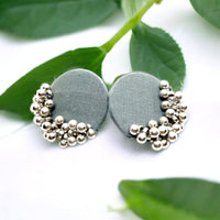 Handmade For Her  Oxidised Plated Handmade Ghungroo Studs Earring