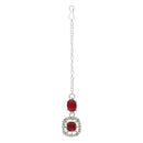Etnico Silver Plated Stylish Design Crystal Diamond Necklace & Earrings Jewellery Set for Women (IJ399ZM)