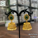 Diksha Collection Gold Plated Jhumki Earrings