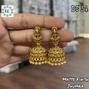 Diksha Collection Gold Plated Jhumki Earrings