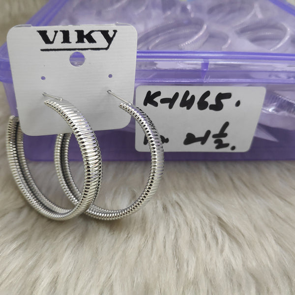 Viky Silver Plated Dangler Earrings