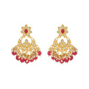 Etnico Gold Plated Traditional Pearl Kundan Studded Choker Jewellery Necklace Set with Maang Tikka for Women (K7242Q)