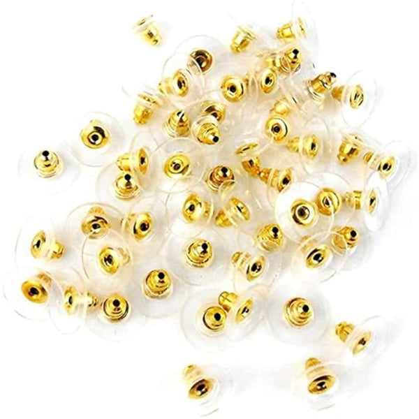 Kriaa Earring Backs Stopper Earnuts Stud Earring Rubber Back Supplies for Jewelry Findings Making