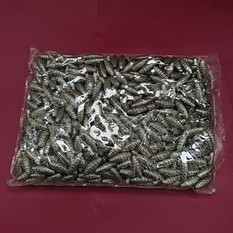 Kriaa Beads CCB Antique Nickel Plating Beads