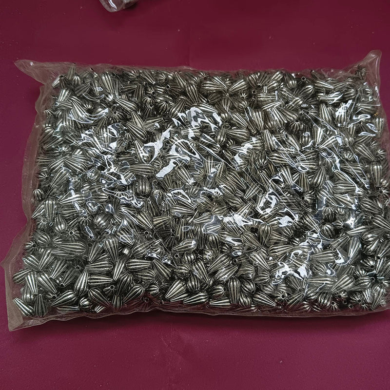 Kriaa Beads CCB Antique Nickel Plating Beads