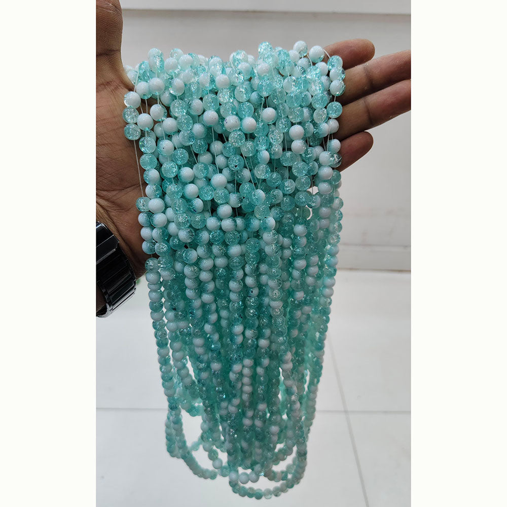 Kriaa Stylish Crackles Beads for DIY Crafting & Accessories