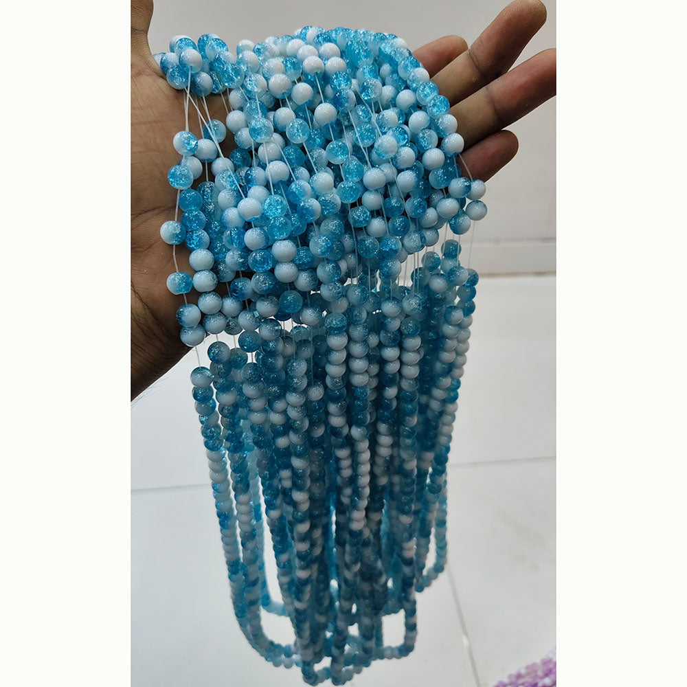 Kriaa Stylish Crackles Beads for DIY Crafting & Accessories