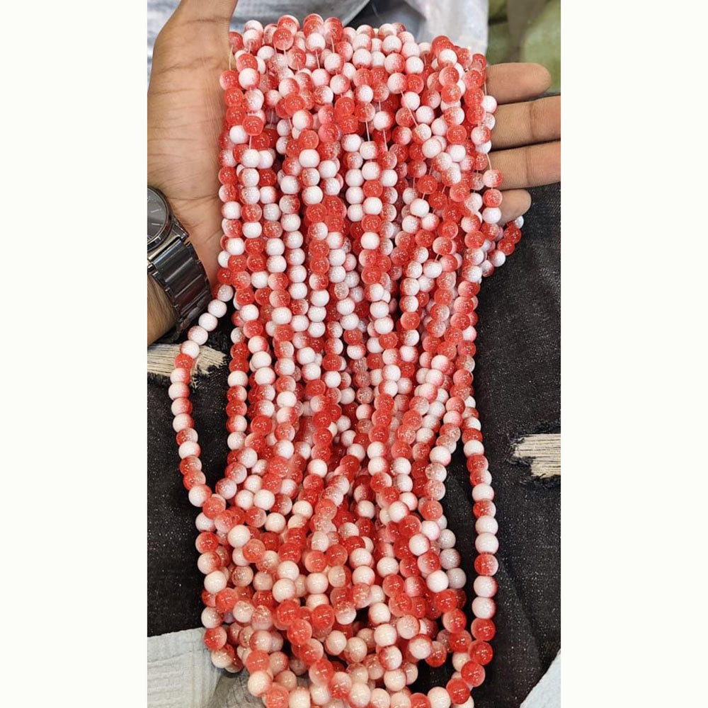 Kriaa Stylish Crackles Beads for DIY Crafting & Accessories