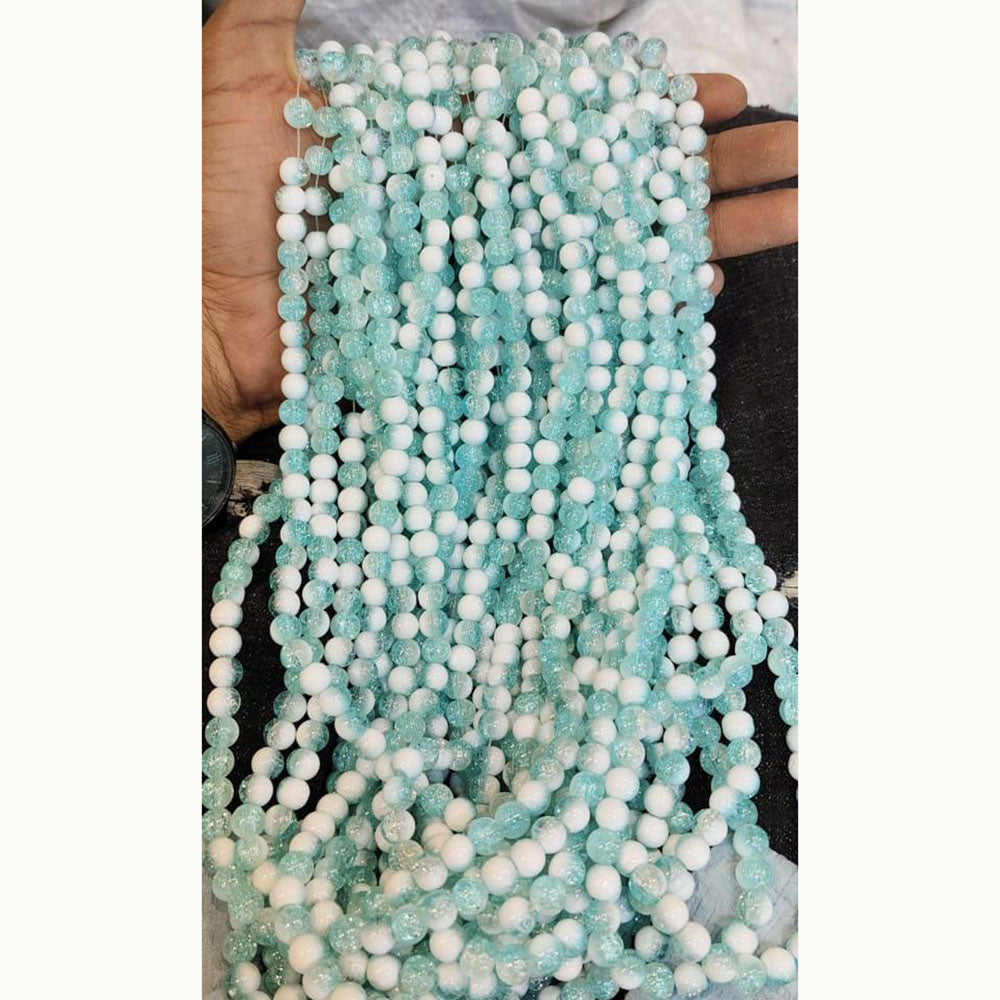 Kriaa Stylish Crackles Beads for DIY Crafting & Accessories