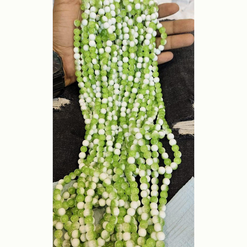 Kriaa Stylish Crackles Beads for DIY Crafting & Accessories