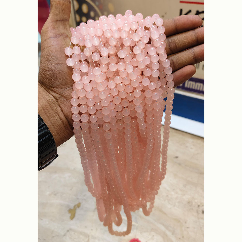 Kriaa Smooth Round Jelly Beads for Creative Jewelry Designs