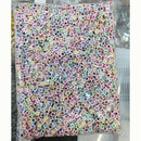 Kriaa Colorful Square Beads Heart Shapes On it for DIY Jewelry Projects