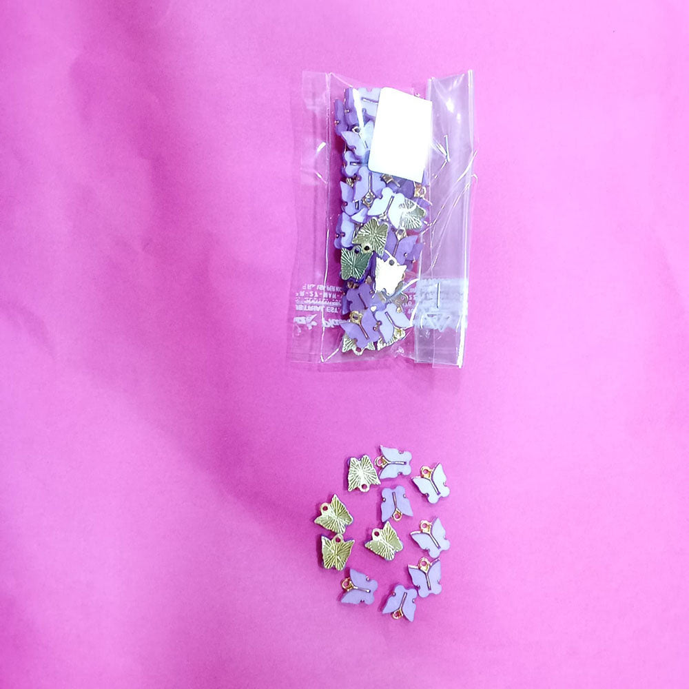 Kriaa Beads Delicate Butterfly Charm Pendant for Jewelry Making