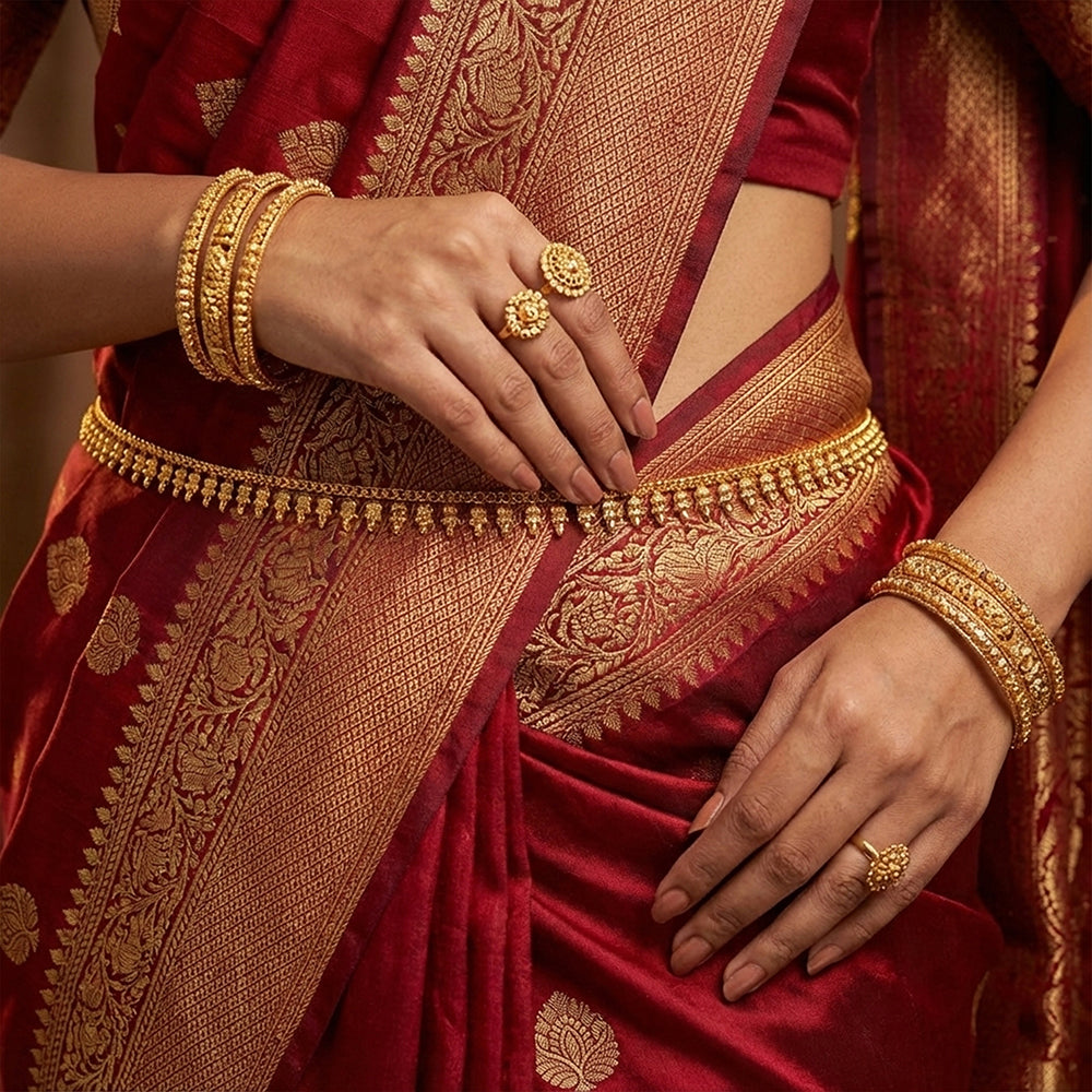 Js Fashion Premium High Gold Traditional Kamarbandh