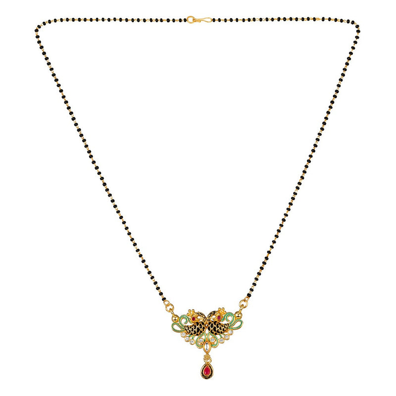 Darshana Jewels Gold Plated Austrian Stone Manglasutra