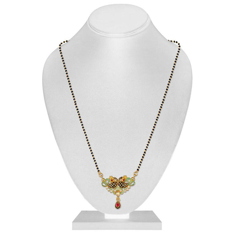 Darshana Jewels Gold Plated Austrian Stone Manglasutra