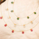 Locketto Elegant American Diamond Invisible Necklace