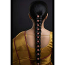 Locketto Lightweight Pink Flower Pota Stone U Pin