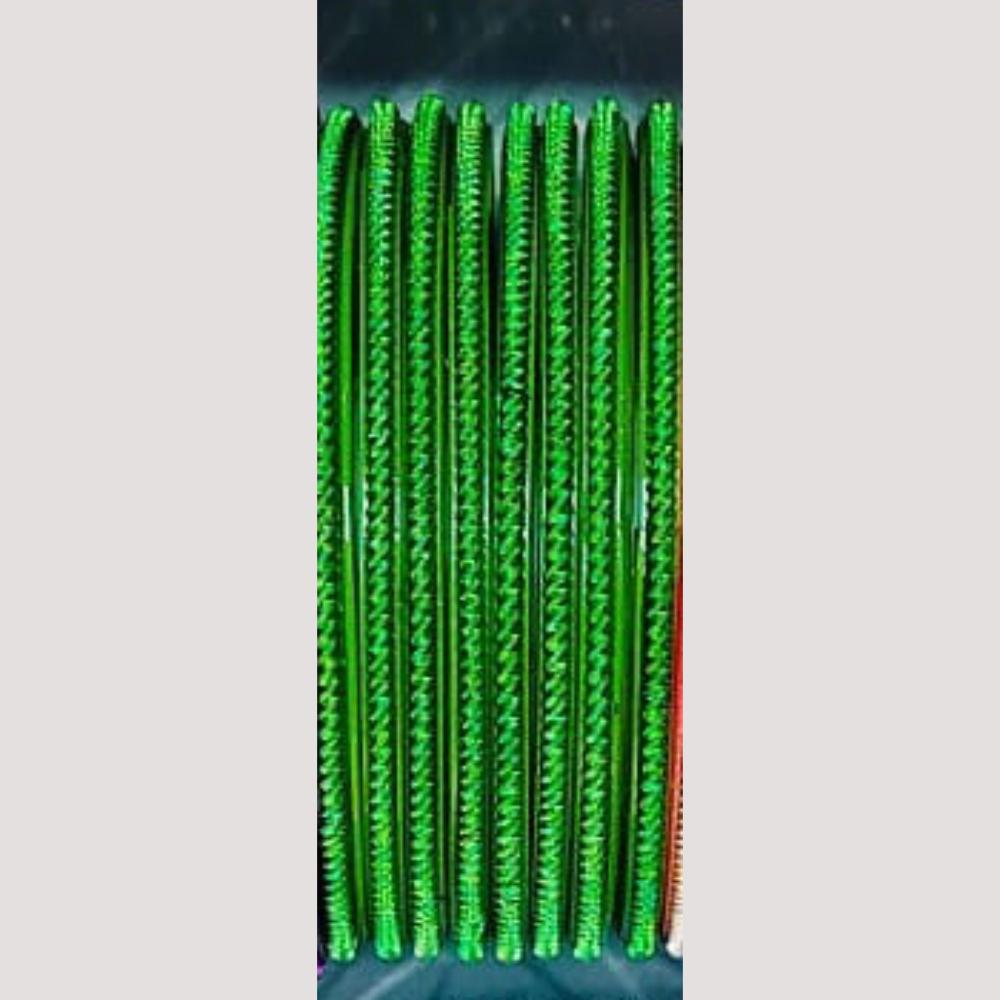 Chitra Bangles Multi Color Glass Bangle (12 Piece In One Box)