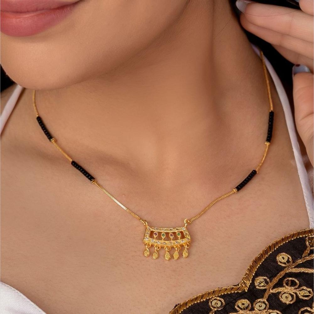 HR Sales Premium Quality Micro Gold Plated Mangalsutra