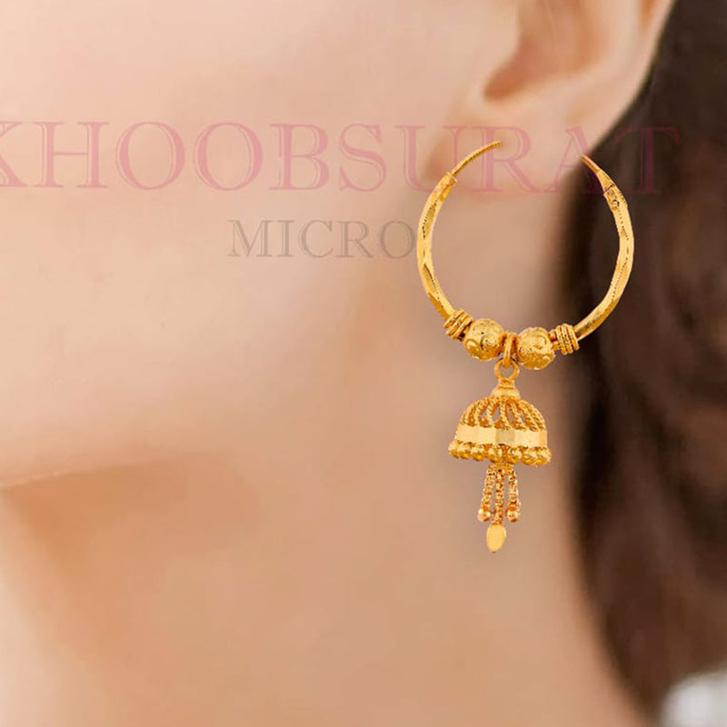 Dariyalal Sales Gold Plated Jhumki