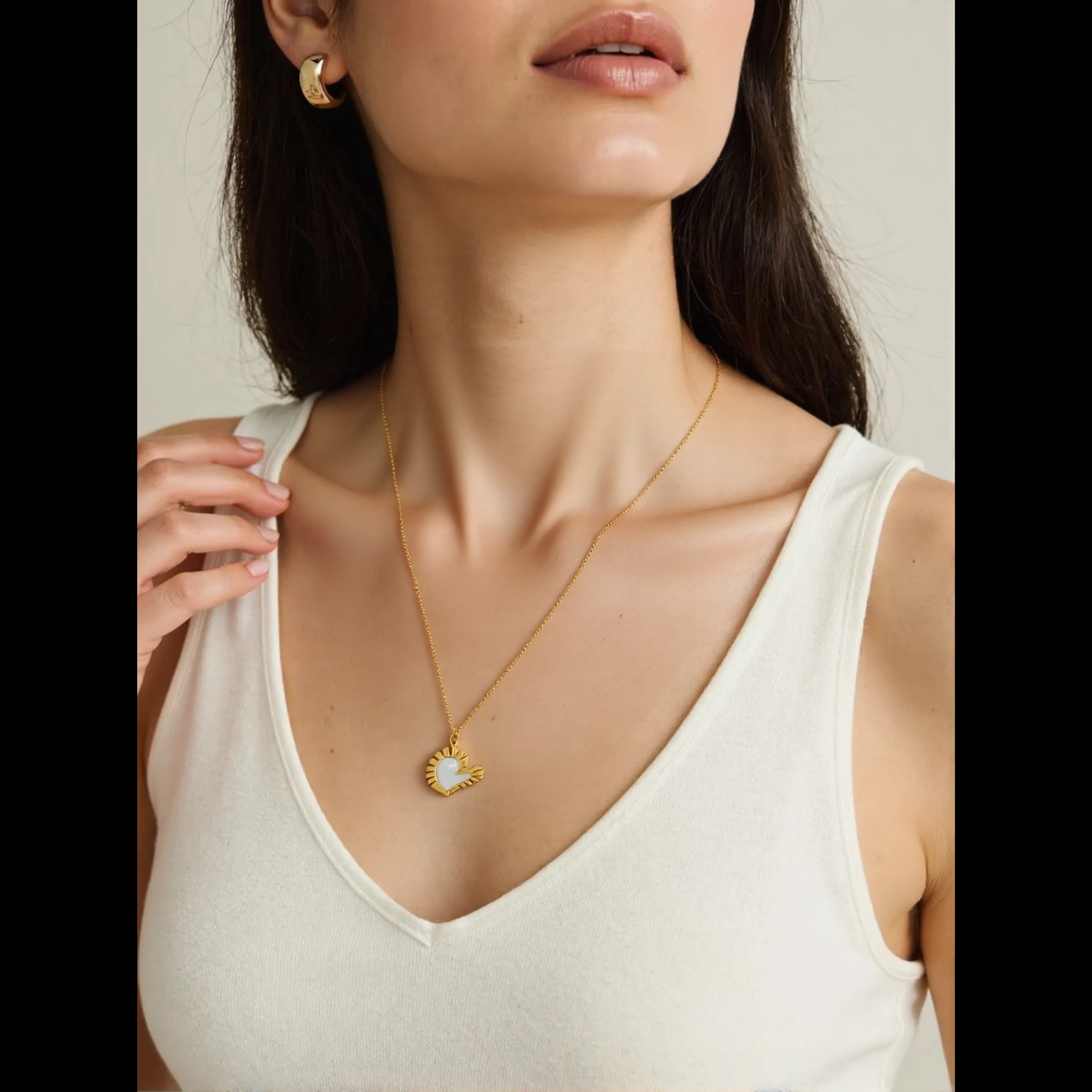 Tarohi Jewels Stainless Steel  Necklace